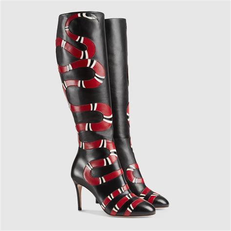 gucci black snake boots|gucci snake boots taylor swift.